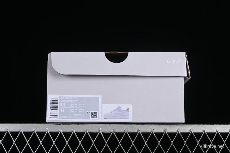 Nike Air Force 1 '07 Low Casual Sneakers with Full-Length Air Cushion - HF0729-001