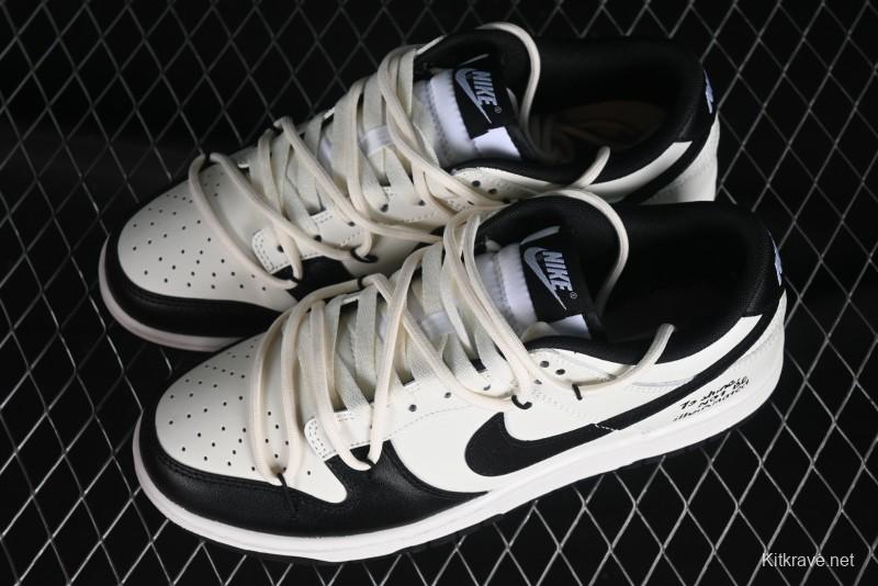 Nike Dunk Retro Saml Panda Mischief Low-Top Casual Sneakers with SB Lace and Retro Black-White Design - DD1391-100