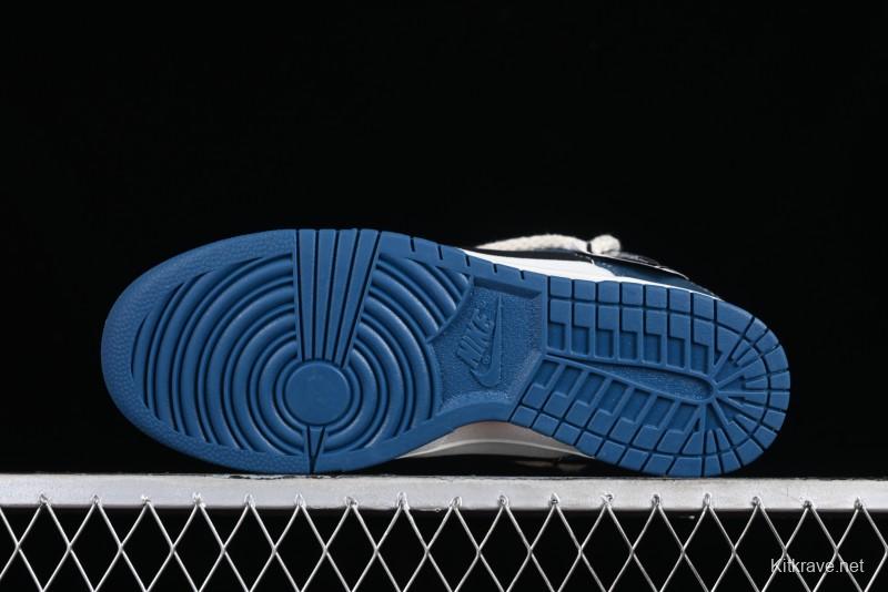 Nike Dunk Low High Street Style Ocean Protection Deconstructed SB Lace-Up Casual Skate Shoes - DV0834-101