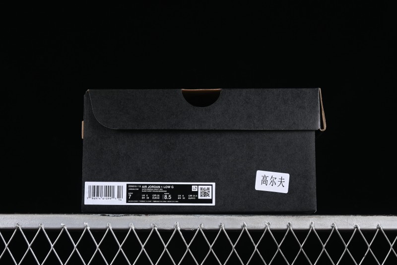 Nike Air Jordan 1 Low Golf Shoes Black Toe - DD9315-113