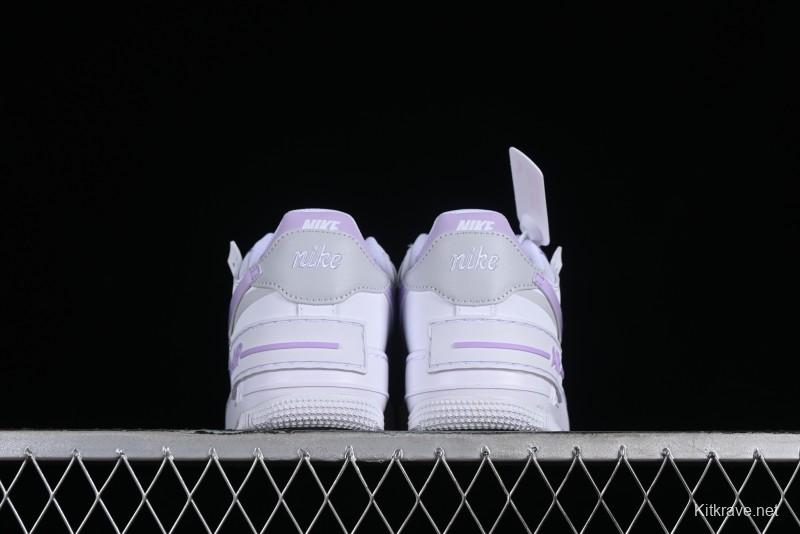 Nike Air Force 1 Shadow Lightweight Elevated Low-Top Casual Sneakers - FN6335-102