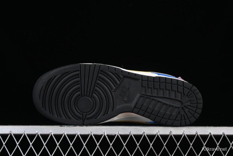 Nike SB Dunk Low Power Rangers Triceratops Colorway Low-Top Casual Skateboarding Shoes - ZZ1998-007