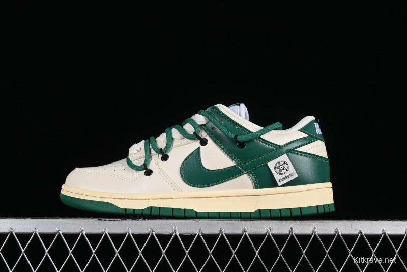 Nike Dunk Low Retro Deconstructed Style with Aged Labels SB Strap Low-Top Casual Sneakers - DD1503-112