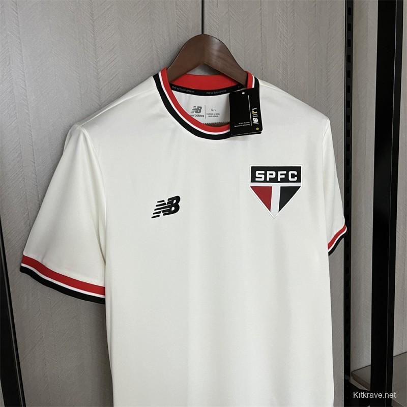 24/25 Sao Paulo Beige Jersey S-XXXXL