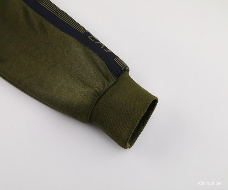 24/25 Napoli Green Hoodie Full Zipper Jacket +Long Pants