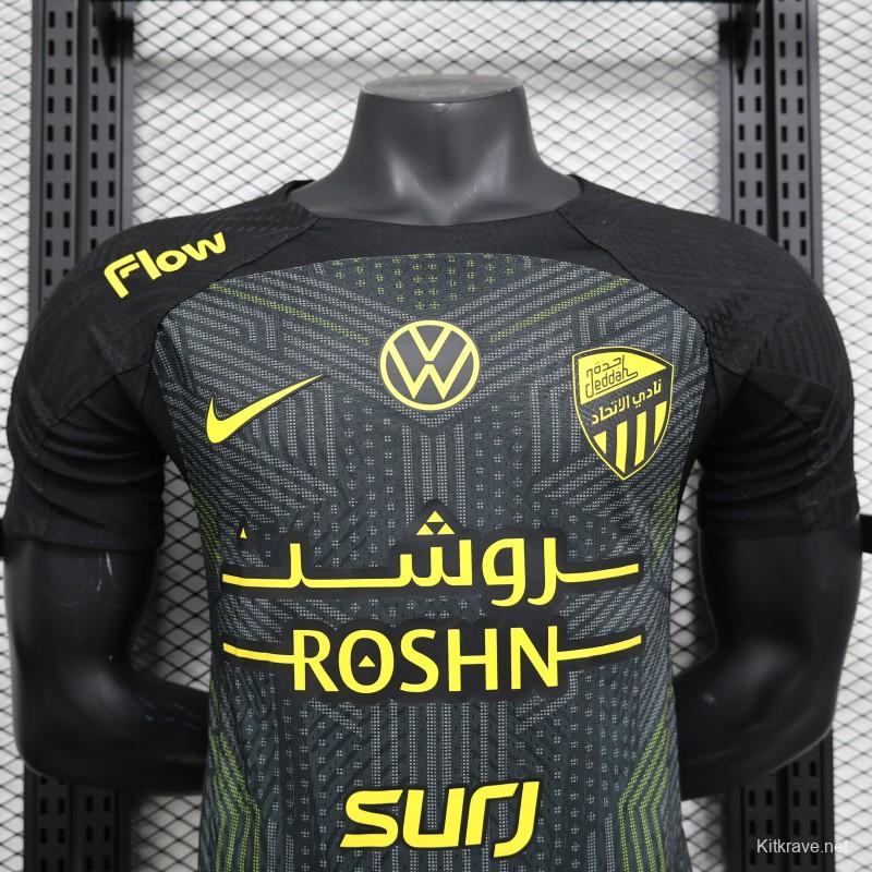 Player Version 25/26 Al-Ittihad Third Black Jersey