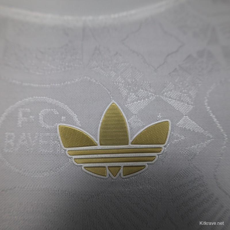 Player Version 25/26 Bayern Munich White with 125th Anniversary Emblem Jersey