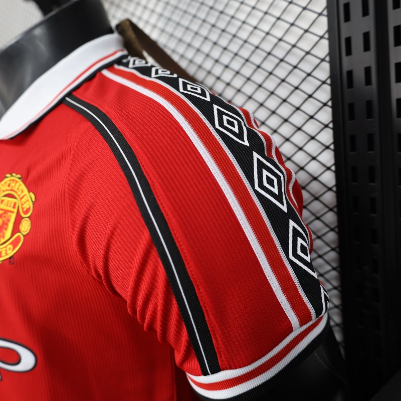Player Version 98/99 Manchester United Home Jersey