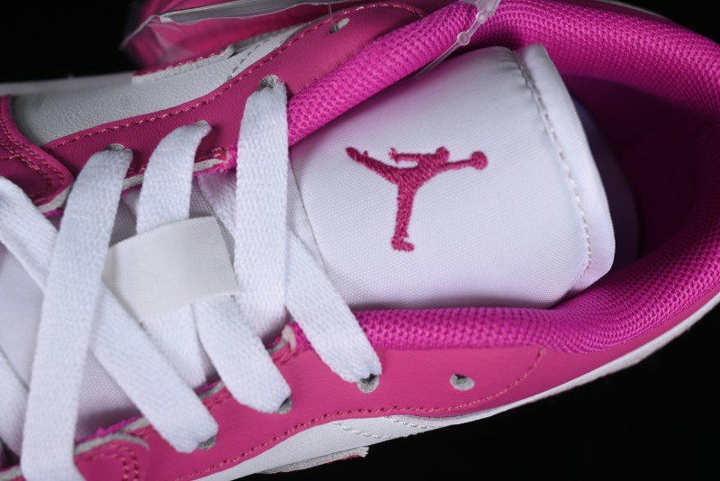 Nike Air Jordan 1 Low AJ1 Rose Pink Low-Top Casual Lifestyle Sneakers - FV8486-600