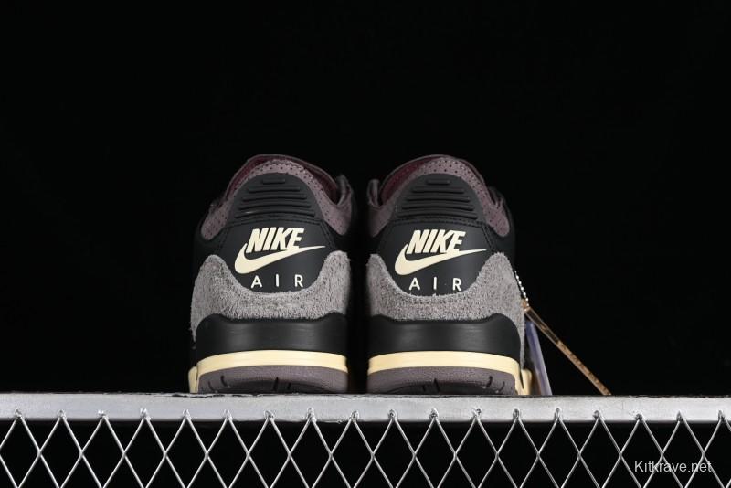 Nike A Ma Maniere x Air Jordan 3 Retro Black Sneakers - FZ4811-001