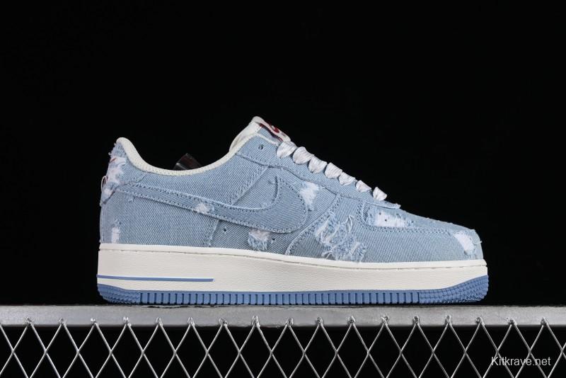 Levi's x Nike Air Force 1 '07 Low Denim Casual Sneakers - CH2211-168