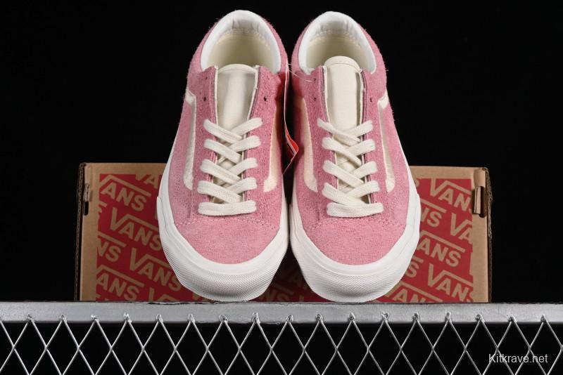 Vans Style 36 Low-Top Skate Shoes with Pink Embroidery - VN000CRPGRN