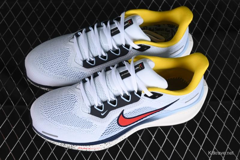 Nike Air Zoom Pegasus 41 Breathable Lightweight Running Shoes with Cushioning - HJ9068-100
