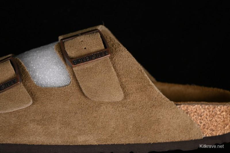 Birkenstock Birkenstock Sandals Series Soft Suede Leather with Lambswool Insole and Cork Midsole - G.D4