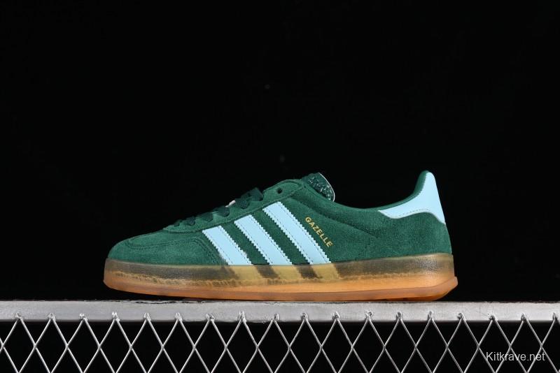 Adidas Originals Gazelle Indoor Retro Casual Slip-Resistant Wear-Resistant Low-Top Sneakers - IG9979