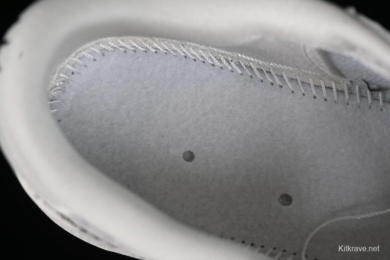 Nike Travis Scott x Fragment Design x Jordan Air Jordan 1 Low OG SP AJ1 LV Black Denim Print Low-Top Casual Sneakers - SJ2068-008