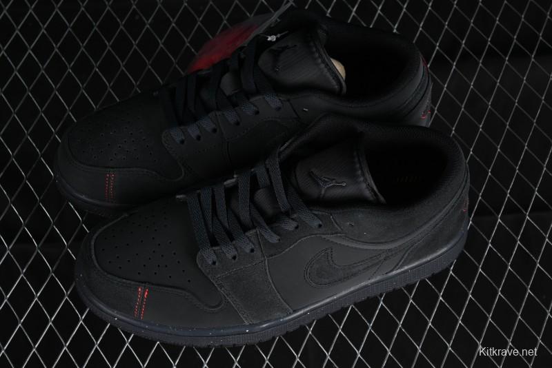 Nike Air Jordan 1 Low SE Craft "Dark Smoke Grey" Casual Sneakers - FD8635-001