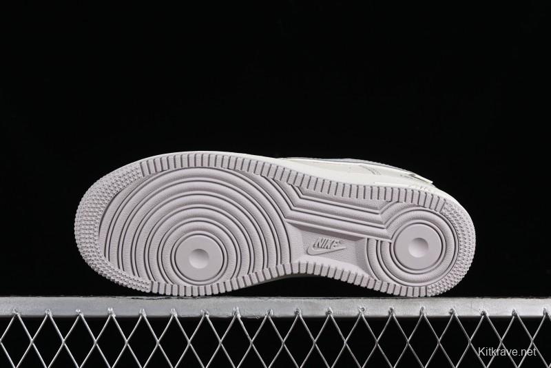 Nike Undefeated Air Force 1'07 Low Casual Sneakers in Beige Hemp with Reflective Details - UT2023-203