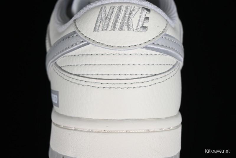 Nike SB Dunk Low UN Collaboration - Light Grey Swoosh Anniversary High-End Custom Low-Top Casual Skate Shoes - SF1588-135