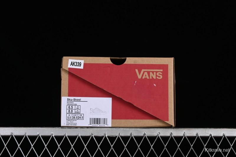 Vans Classics Knu Skool Retro Skate Shoes with Enlarged Toe and Thickened Tongue - VN0009QCWBL