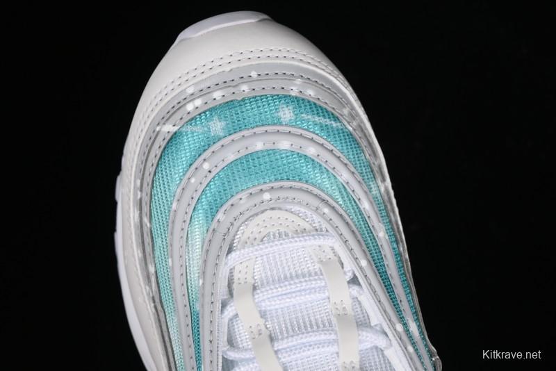 Nike Air Max 97 Custom Full-Sole Air Cushion Retro Bullet Running Shoes - 921826-101