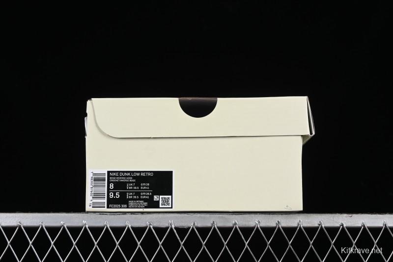 Nike SB Dunk Low LV Collaboration - Double Swoosh Beige Grey Anniversary High-End Custom Low-Top Casual Skate Shoes - FC2025-306