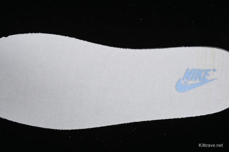 Stussy x Nike Dunk Low SB Skate Shoes in White with Light Blue Swoosh - DQ1098-380