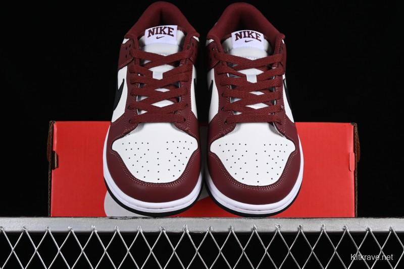 Nike Dunk Low SB Wine Red Black Low-Top Skateboarding Shoes - FJ4616-600