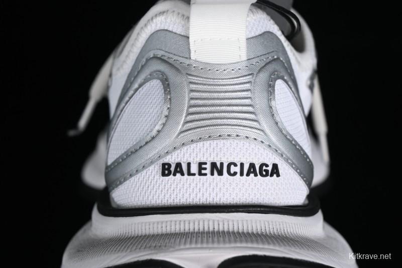 Balenciaga Circuit Lightweight Distressed Print Round Toe Fashion Casual Shoes - WFLGY9100