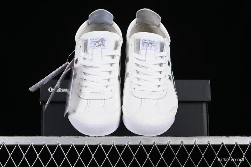 Onitsuka Tiger Mexico 66 Low-Top Leather Casual Running Shoes - D508K-0193