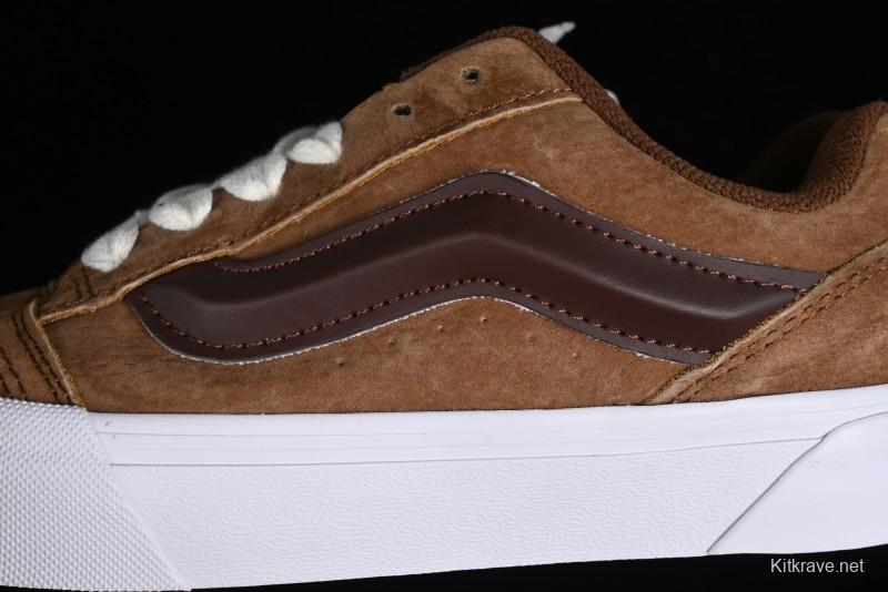 Vans Classics Knu Skool Retro Sneakers with Enlarged Toe and Thickened Trim - VN0009QCLC5