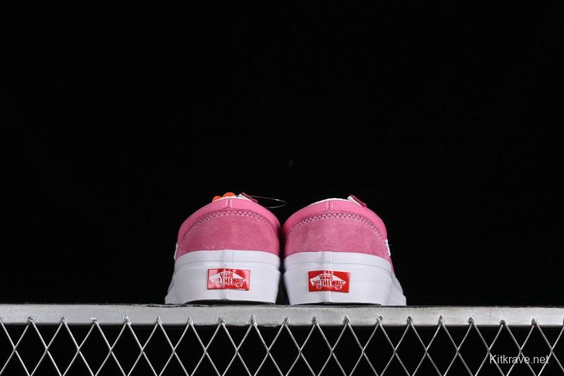 Vans Style 36 Decons Dragon Fruit Color Half-Moon Toe Vulcanized Casual Skate Shoes - VN000MT6PIN