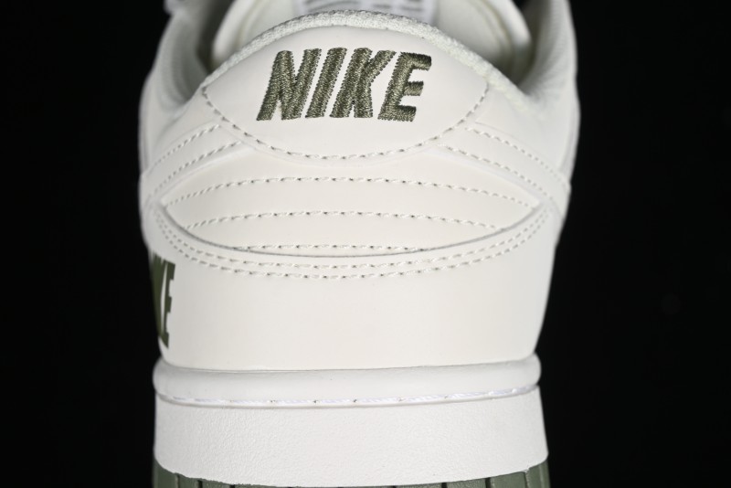 Nike SB Dunk Low Collaboration Triple Swoosh Military Green Colorway Low-Top Casual Skateboarding Shoes - NK5639-323