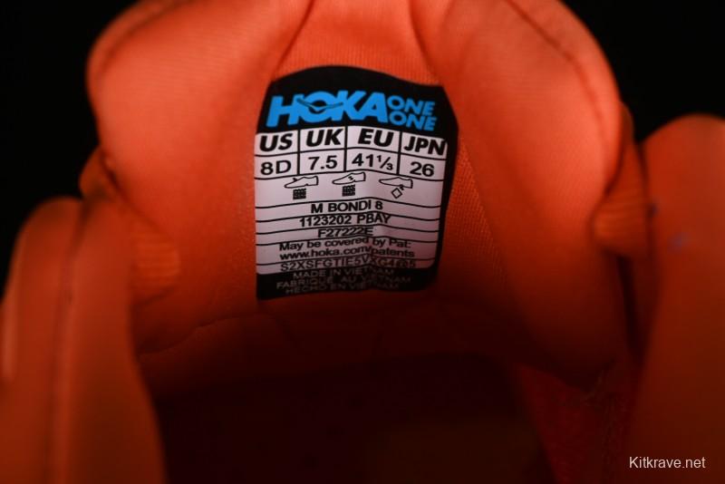 HOKA ONE ONE Bondi 8 Functional Cushioned Running Shoes - 1123202 PBAY