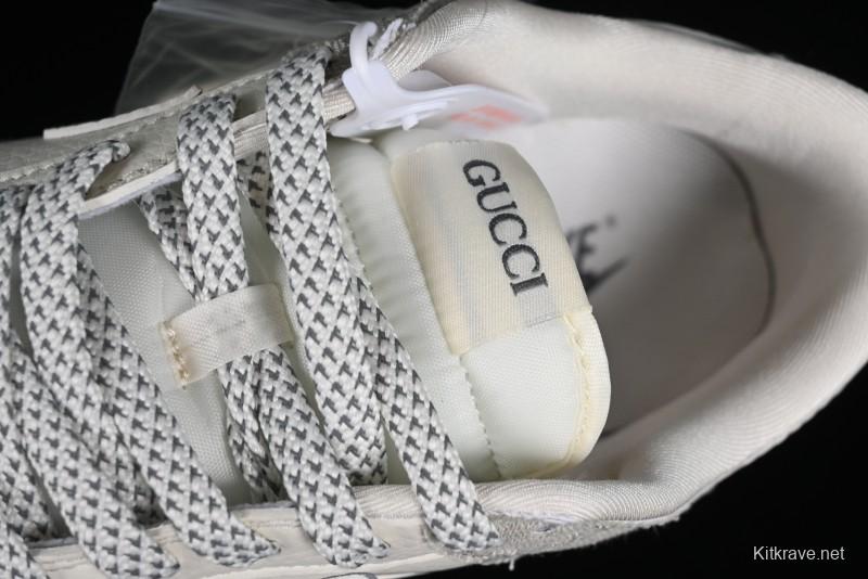 Nike SB Dunk Low Gucci Collaboration - Smoke Grey Anniversary Custom Low-Top Casual Sneakers - CF3688-003