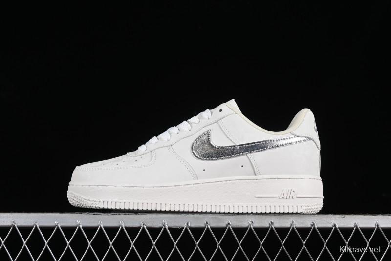 Nike Air Force 1 '07 Low Custom Traditional Chinese Brocade Casual Sneakers - AF2406-110