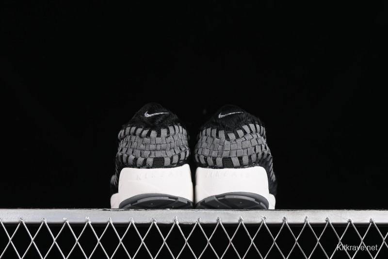 Nike Air Footscape Woven Asymmetrical Weave Slip-Resistant Low-Top Lifestyle Sneakers - FB1959-001