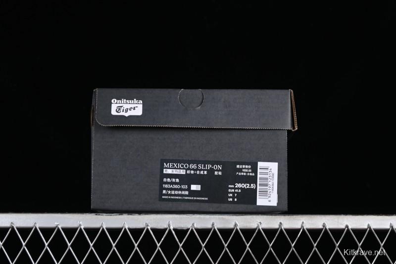 Onitsuka Tiger Mexico 66 Low-Top Canvas Casual Running Shoes - 1183A360-103