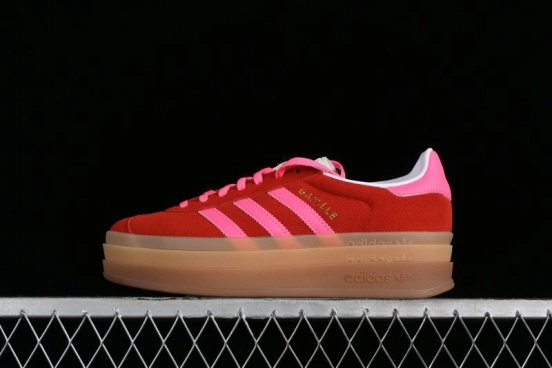 Adidas Originals Gazelle Bold IH7496 Low-Top Sneakers with Thick Sole for Slip Resistance and Durability
