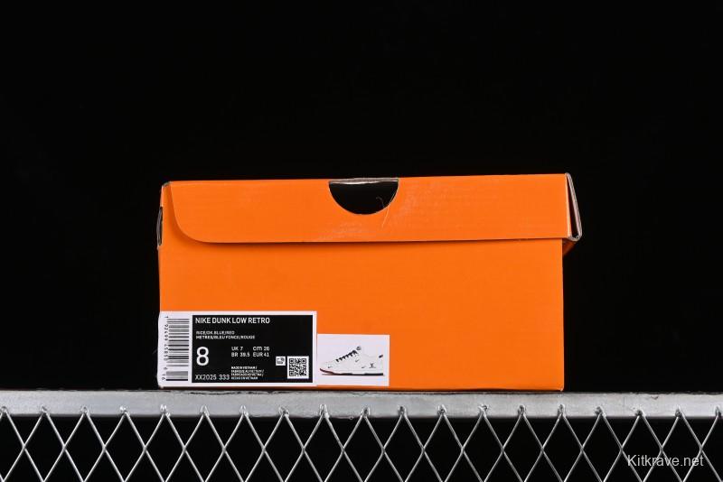 Nike SB Dunk Low LV Collaboration - Beige Red Blue Dual Color Anniversary High-End Custom Low-Top Casual Sneakers - XX2025-333