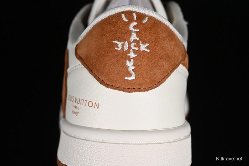 Nike Air Jordan 1 Low OG SP Travis Scott x Fragment Design Collaboration Sneakers - LX1988-900