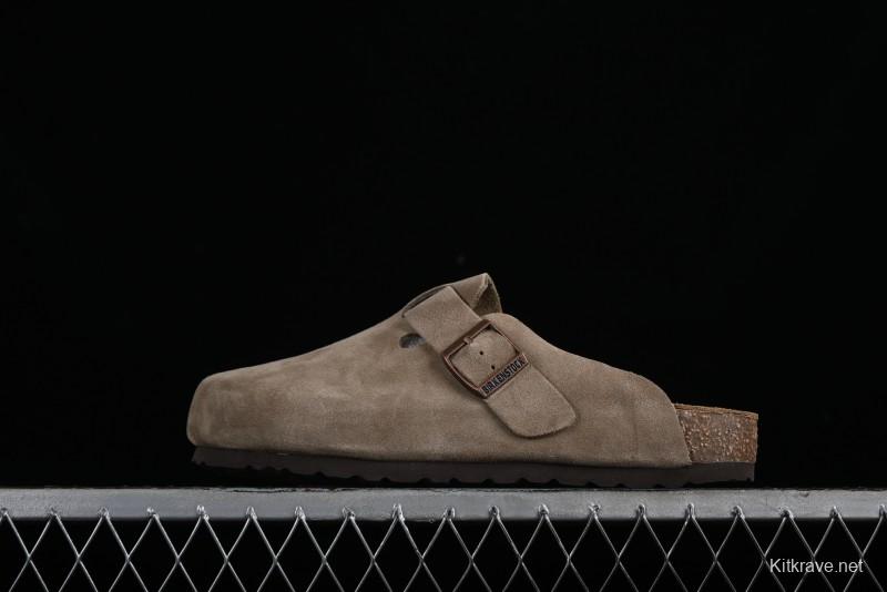 Birkenstock Arizona Soft Footbed Sandals with Suede Leather and Lambswool Lining - G.D4