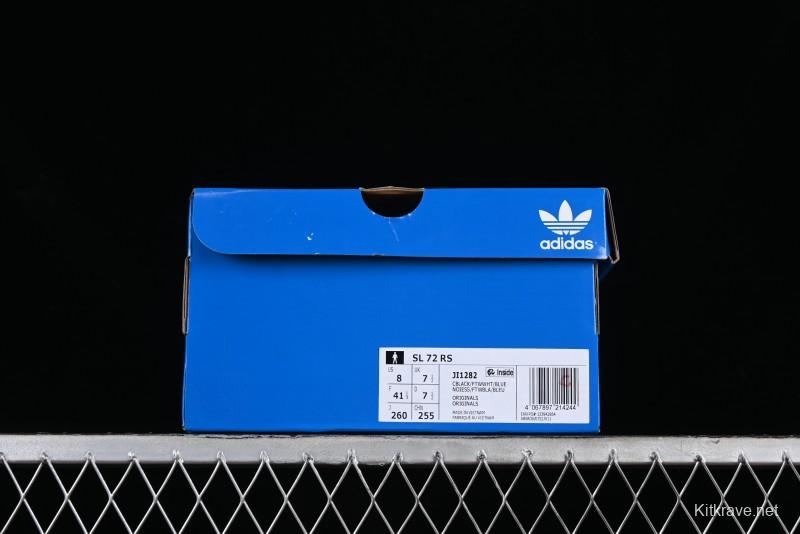 Adidas Originals SL 72 Retro Running Shoes with Ecotex Tongue and EVA Midsole - JI1282