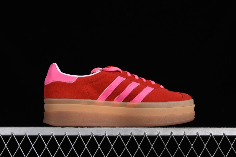 Adidas Originals Gazelle Bold IH7496 Low-Top Sneakers with Thick Sole for Slip Resistance and Durability