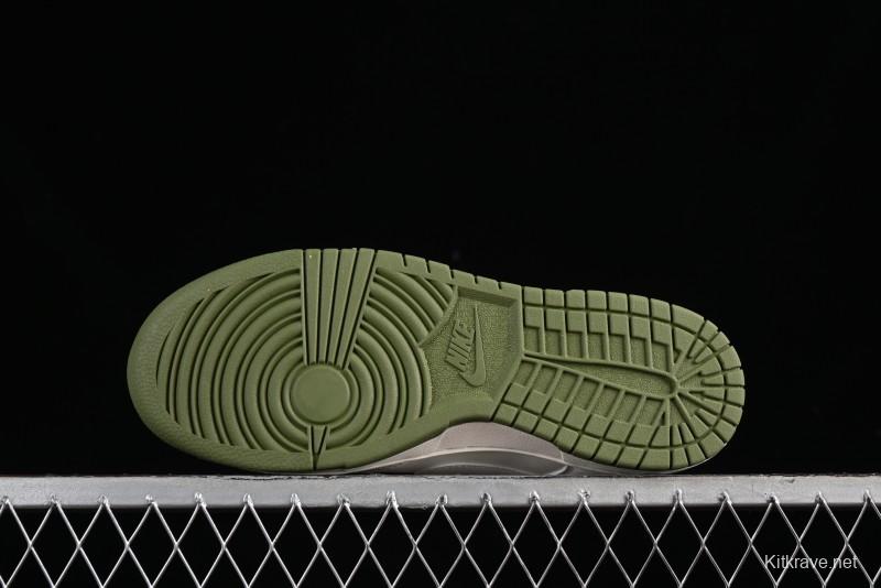 Nike SB Dunk Low Supreme Collaboration - Classic Beige Green Anniversary High-End Custom Low-Top Casual Skate Shoes - XX8888-002