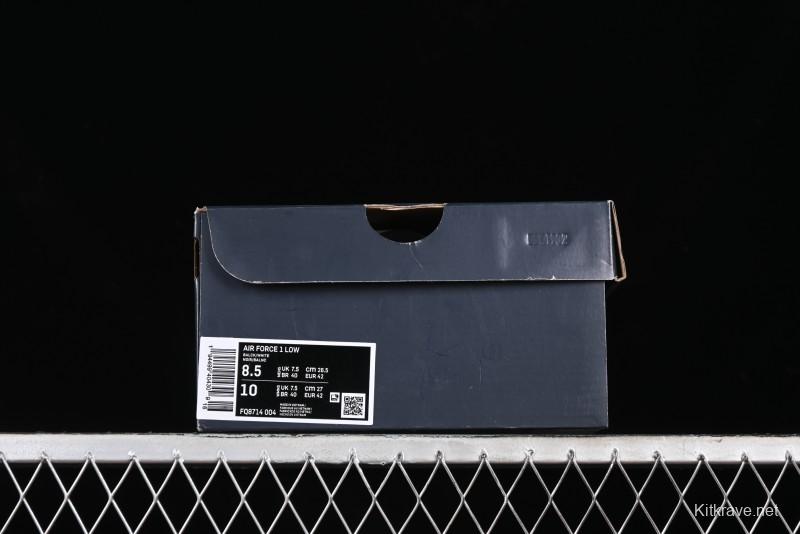 Nike Air Force 1 '07 Low Casual Sneakers with Full-Length Air Cushion - FQ8714-004