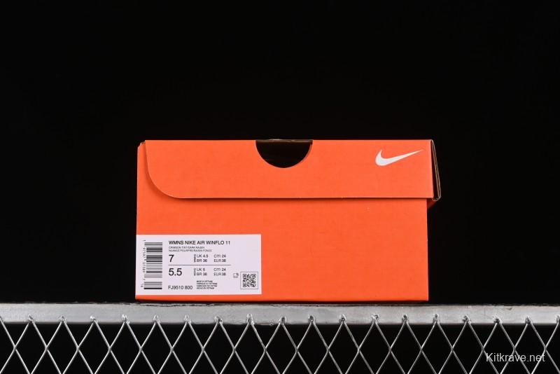 Nike Zoom Winflo 11 Moon Mesh Breathable Casual Running Shoes with Cushioning - FJ9510-800