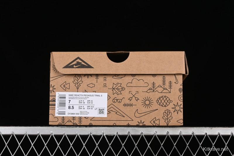 Nike Pegasus Trail 5 Lightweight Comfortable Durable Low-Top Running Shoes - DV3864-002