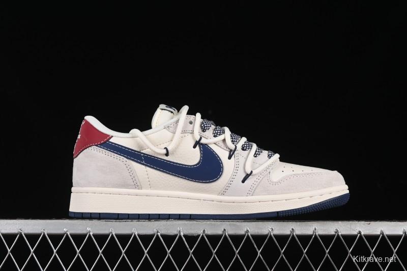 Nike Travis Scott x Fragment Design x Air Jordan 1 Low OG SP AJ1 Bape Collaboration - SJ0086-133