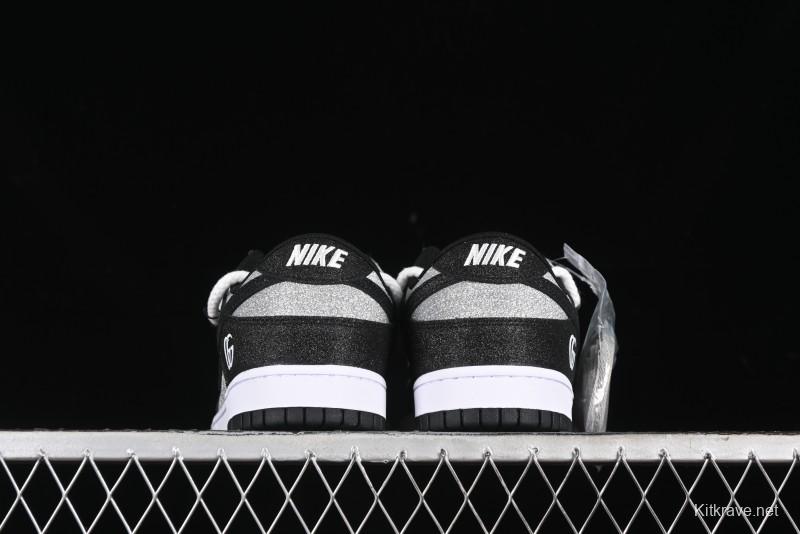 Nike SB Dunk Low Gucci Collaboration - Black Star Hook Anniversary High-End Custom Low-Top Casual Skate Shoes - SJ2068-268